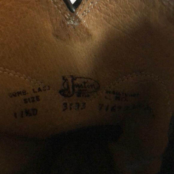 Men’s Black Justin Boot - Picture 7 of 7